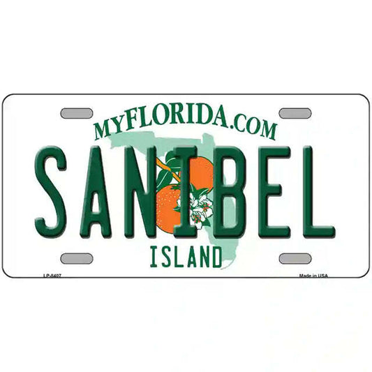 Sanibel Island Florida Metal Sign