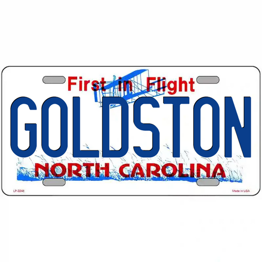 Goldston North Carolina Metal Sign