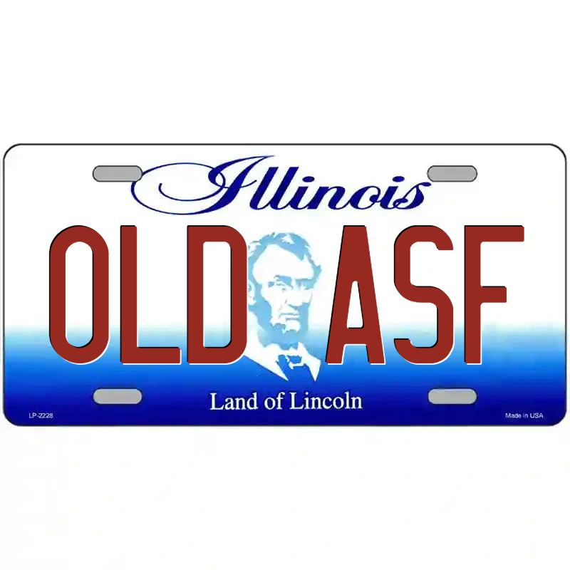 Old ASF Illinois Metal Sign