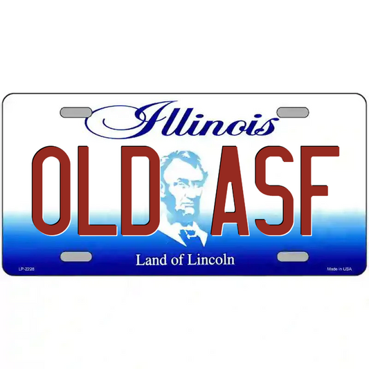 Old ASF Illinois Metal Sign