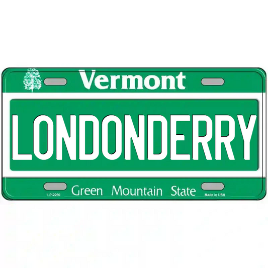 Londonderry Vermont Metal Sign