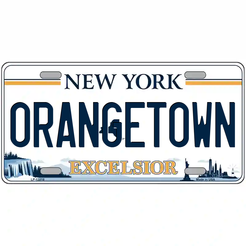Orangetown New York Excelsior Metal Sign