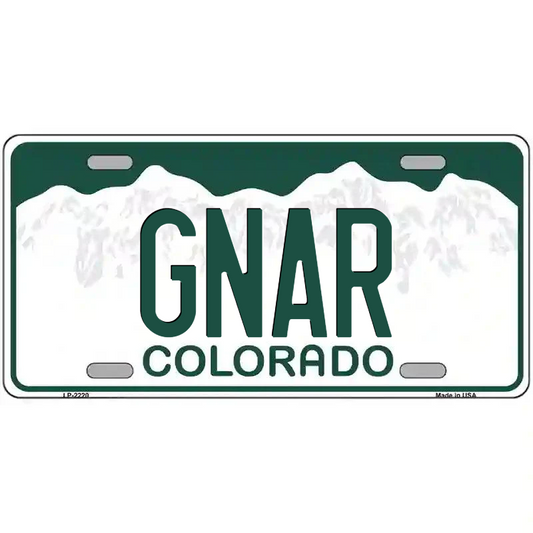 Gnar Colorado Metal Sign