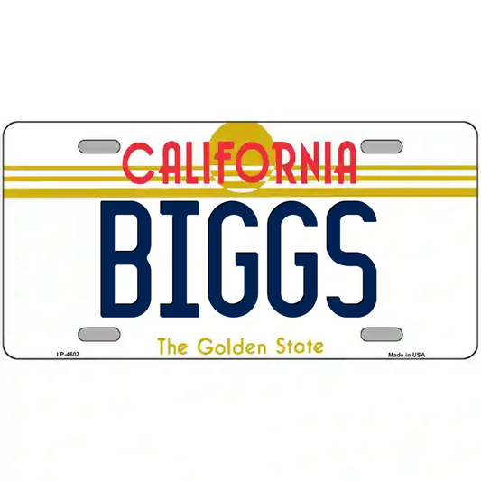 Biggs California Metal Sign