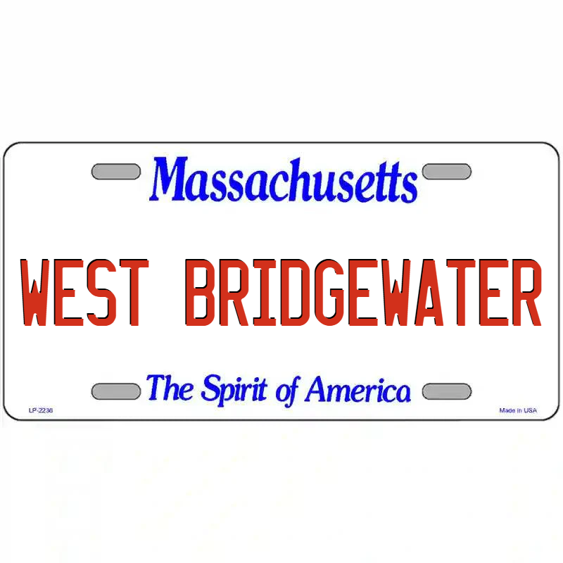 West Bridgewater Massachusetts Metal Sign