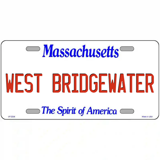 West Bridgewater Massachusetts Metal Sign