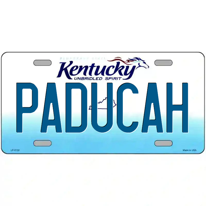 Paducah Kentucky Metal Sign