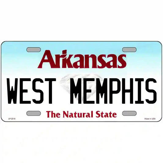 West Memphis Arkansas Metal Sign
