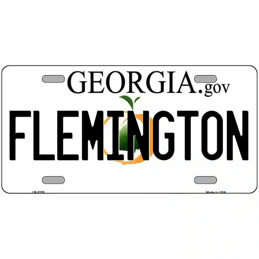 Flemington Georgia Metal Sign