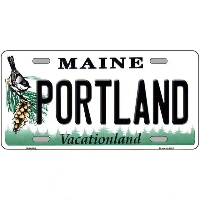 Portland Maine Metal Sign
