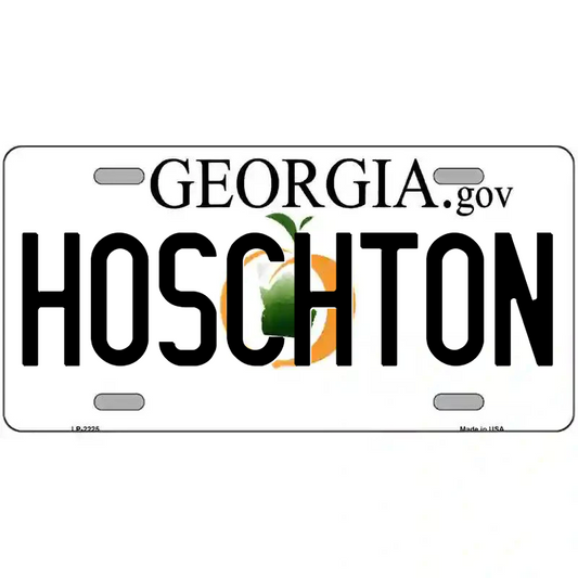 Hoschton Georgia Metal Sign