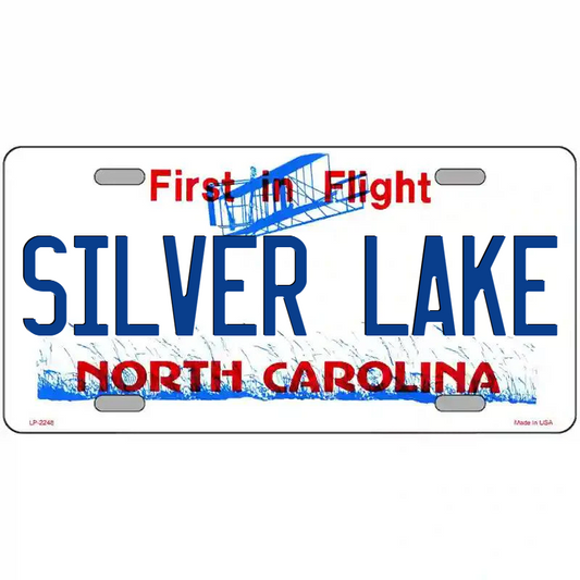 Silver Lake North Carolina Metal Sign