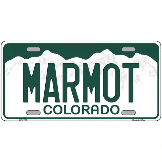 Marmot Colorado Metal Sign