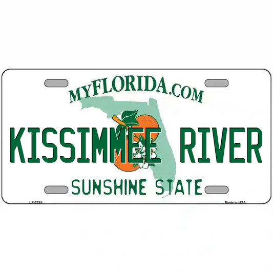 Kissimmee River Florida Metal Sign