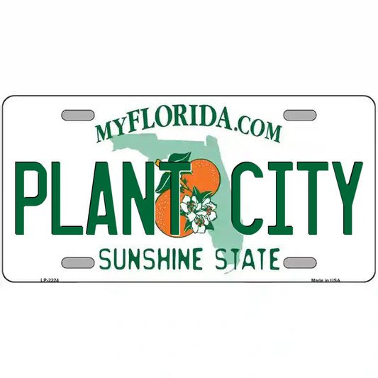 Plant City Florida Metal Sign