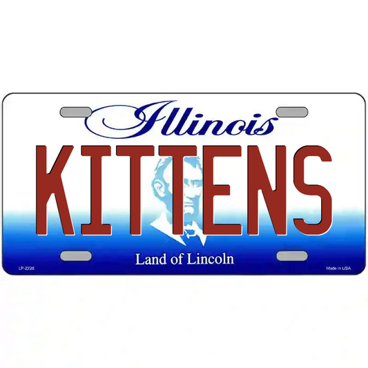 Kittens Illinois Metal Sign