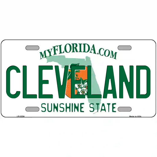 Cleveland Florida Metal Sign