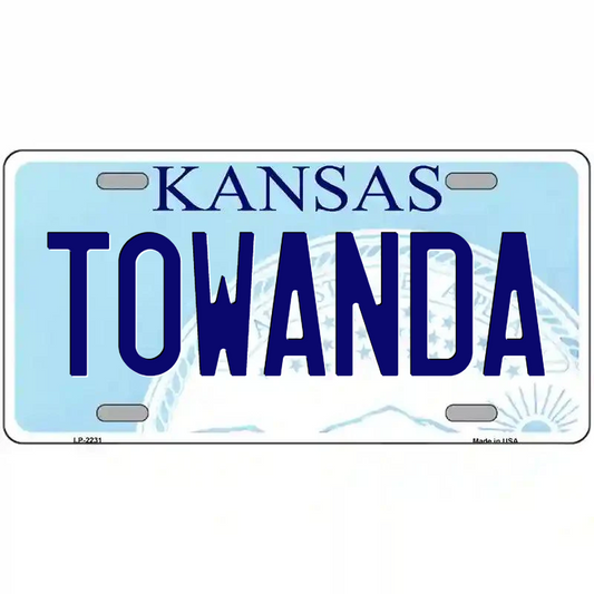Towanda Kansas Metal Sign
