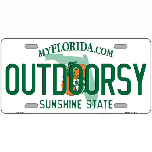 Outdoorsy Florida Metal Sign