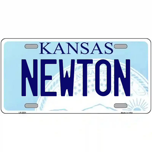Newton Kansas Metal Sign