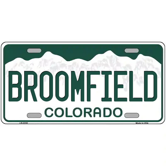 Broomfield Colorado Metal Sign