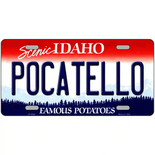 Pocatello Idaho Metal Sign