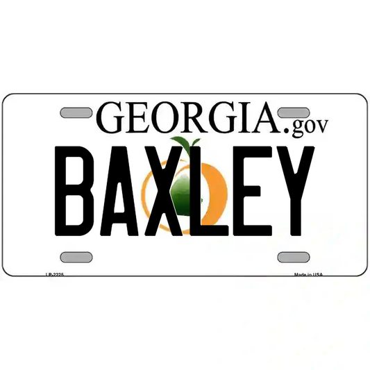 Baxley Georgia Metal Sign