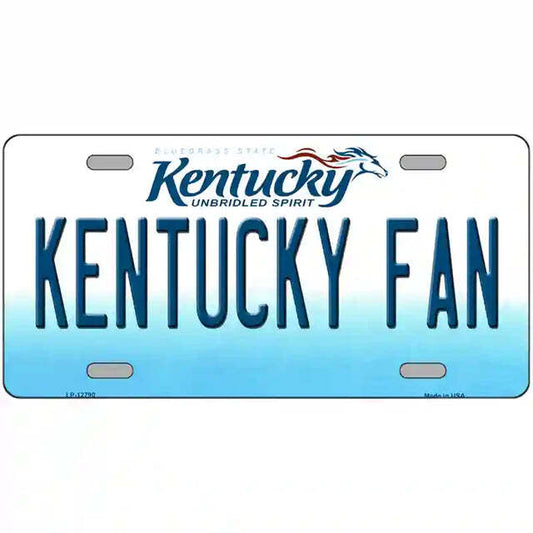 Kentucky Fan Kentucky Metal Sign