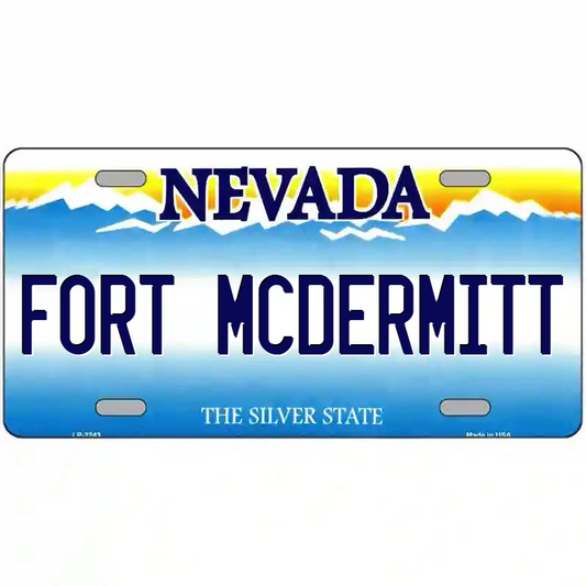 Fort McDermitt Nevada Metal Sign