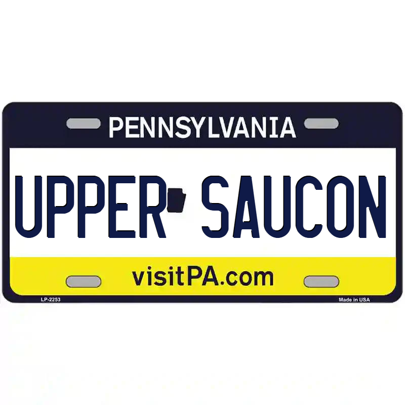 Upper Saucon Metal Sign