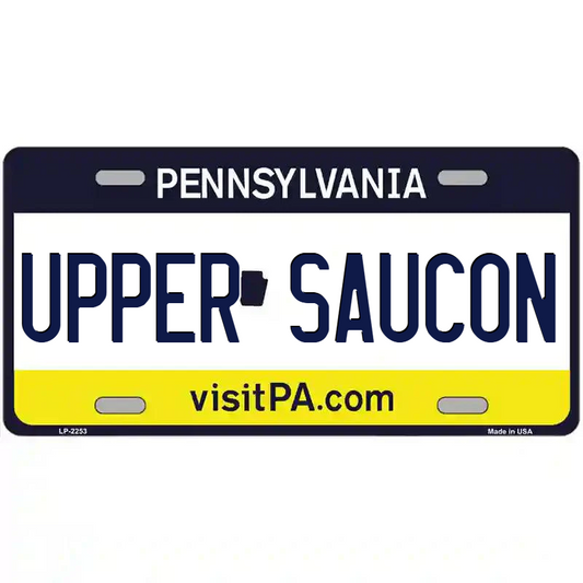 Upper Saucon Metal Sign
