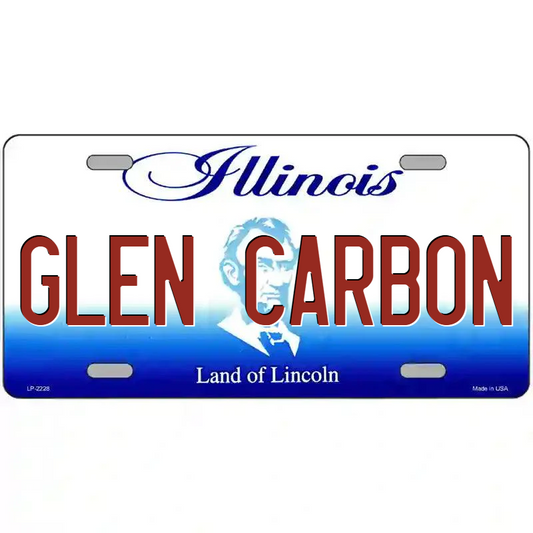 Glen Carbon Illinois Metal Sign