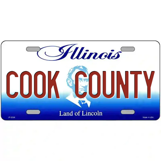 Cook County Illinois Metal Sign