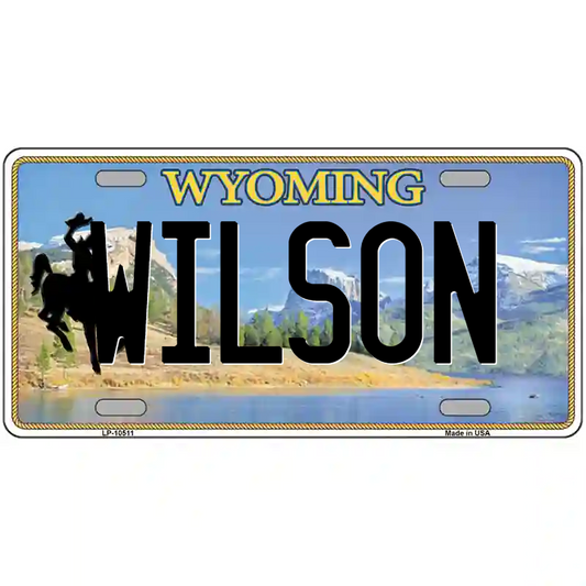 Wilson Wyoming Metal Sign
