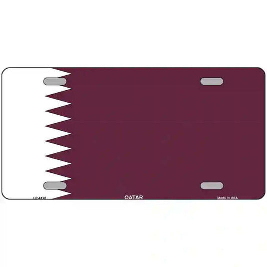 Qatar Flag Metal Sign