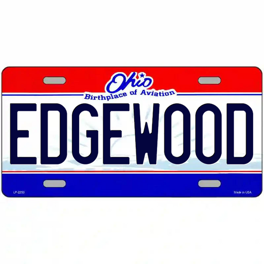 Edgewood Ohio Metal Sign