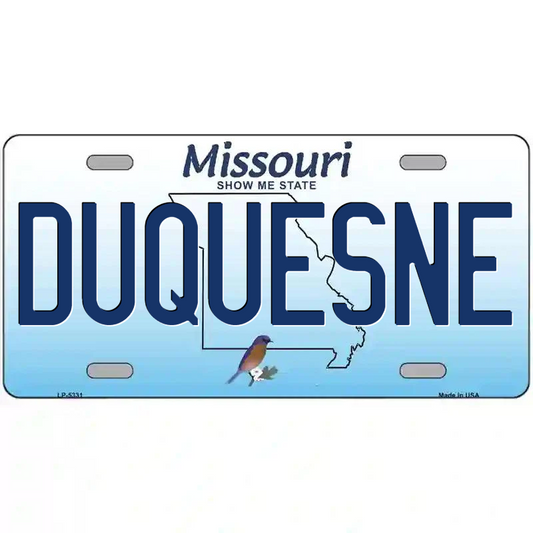 Duquesne Missouri Metal Sign