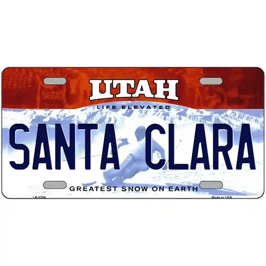 Santa Clara Utah Metal Sign