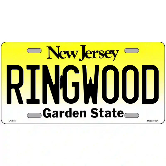 Ringwood New Jersey Metal Sign