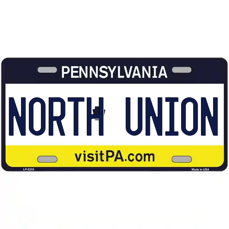 North Union Pennsylvania Metal Sign
