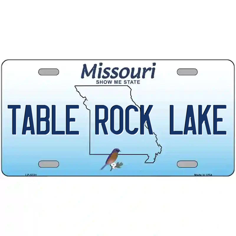 Table Rock Lake Missouri Metal Sign