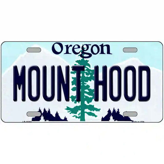 Mother Hood Oregon Metal Sign