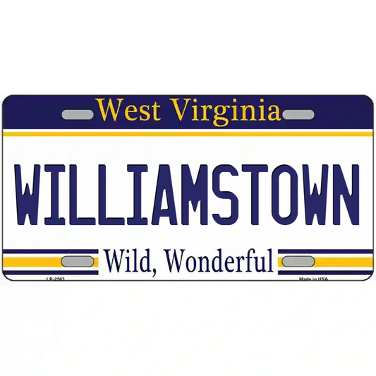 Williamstown West Virginia Metal Sign