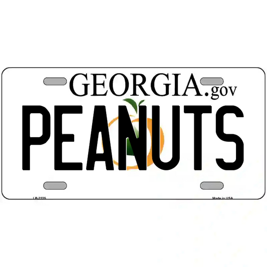 Peanuts Georgia Metal Sign