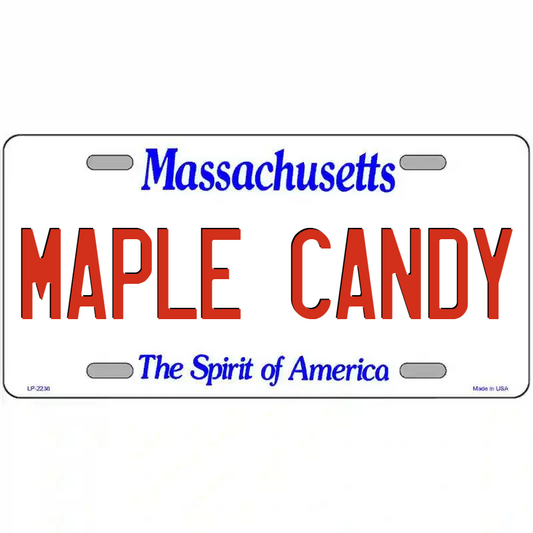 Maple Candy Massachusetts Metal Sign