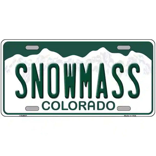 Snowmass Colorado Metal Sign