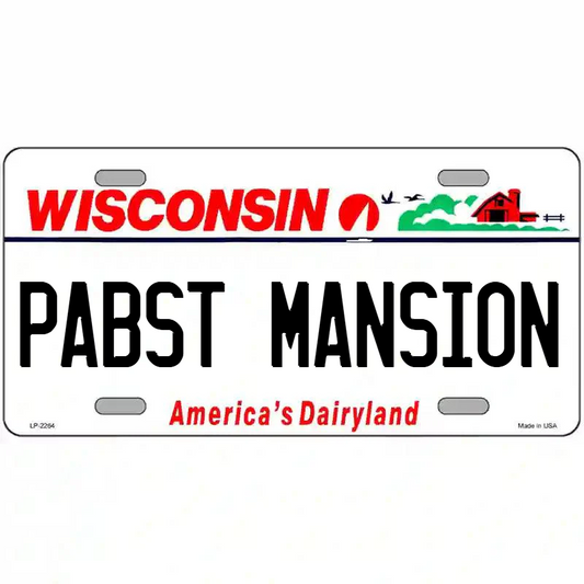 Pabst Mansion Wisconsin Metal Sign