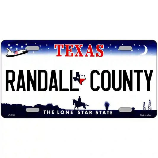 Randall County Texas Metal Sign