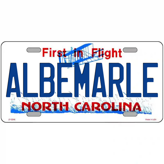 Albemarle North Carolina Metal Sign