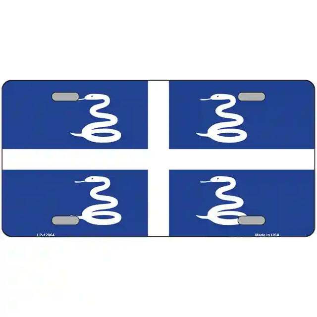 Martinique Flag Metal Sign